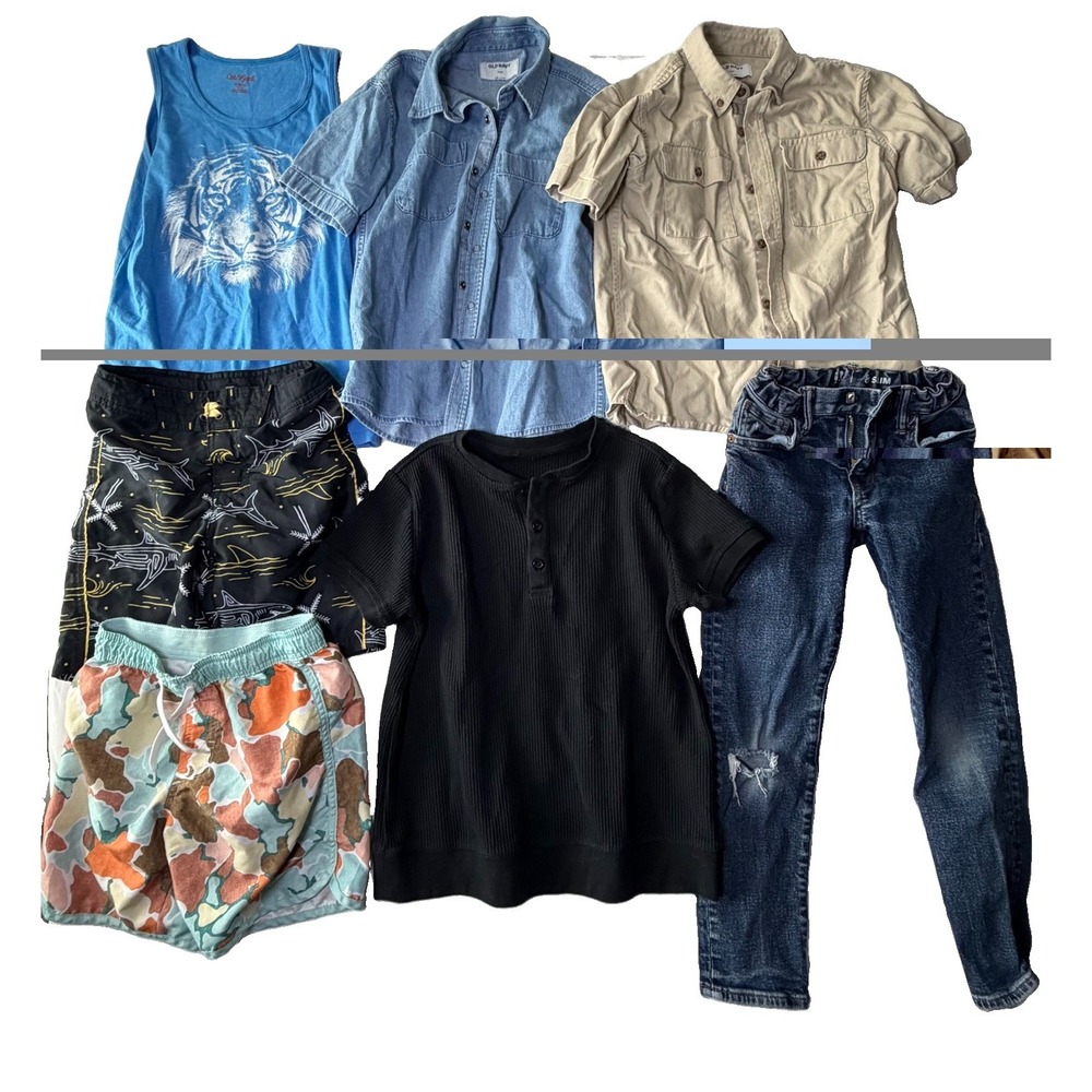 Boys Clothing Lot 7 Pc Size med 8 Gap Old Navy Swim Bundle